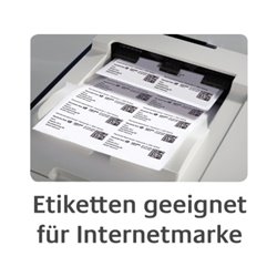 Avery Zweckform Adressetikett L4770-25 transparent 1000 St./Pack.