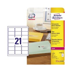 Avery Zweckform Adressetikett L7560-25 63,5x38,1mm 525 St./Pack.