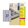 Avery Zweckform Etikett 63,5x29,6mm Typenschild 2.700 Etik./Pack.