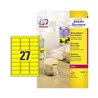Avery Zweckform Etikett L6004-25 63,5x29,6mm neongelb 675 St./Pack.
