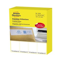 Avery Zweckform Frankieretikett 3436 Einzel 157x41mm 900 St./Pack.