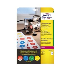 Avery Zweckform Plakette L7806-10 fälschungssicher 30mm 240 St./Pack.