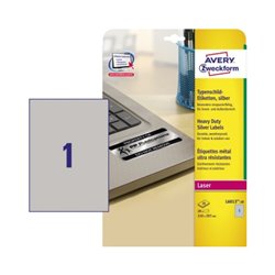 Avery Zweckform Typenschildetikett L6013-20 210x297mm 20 St./Pack.