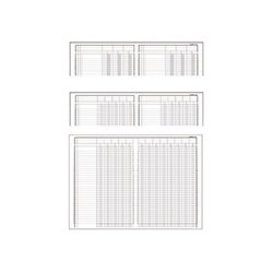 Exacompta Spaltenbuch 17040E DIN A4 4Spalten/1Seite 40Blatt