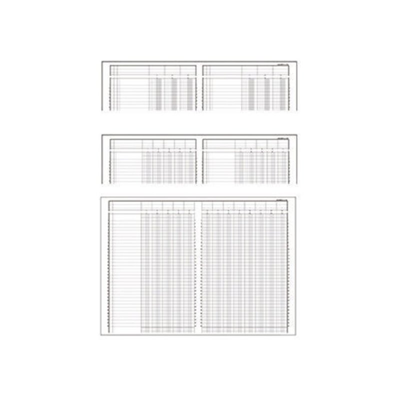 Exacompta Spaltenbuch 17040E DIN A4 4Spalten/1Seite 40Blatt