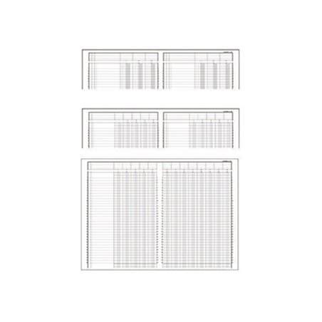 Exacompta Spaltenbuch 17040E DIN A4 4Spalten/1Seite 40Blatt