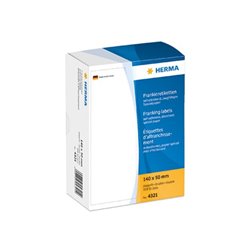 HERMA Frankieretikett 4321 140x50mm doppelt weiß 500 St./Pack.