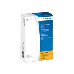 HERMA Frankieretikett 4322 163x44mm einzeln weiß 500 St./Pack.