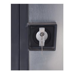 VARIOfit ESD Etagenwagen fest verschweißt Stahlblechwände Doppelflügeltür