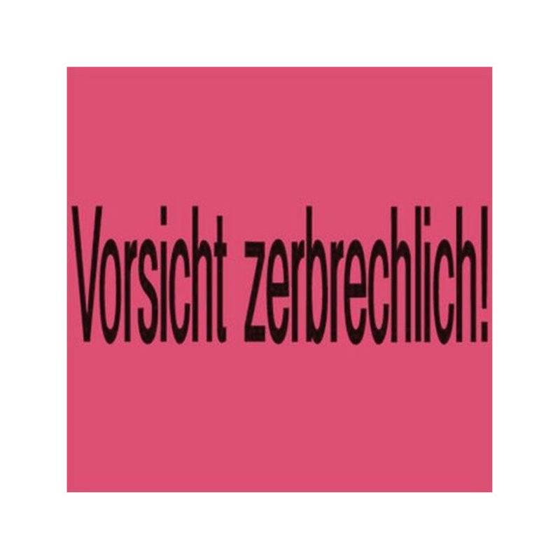 HERMA Hinweisetikett 6758 39x118mm leuchtrot 1.000 St./Pack.