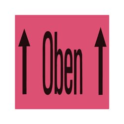 HERMA Hinweisetikett 6756 39x118mm leuchtrot 1.000 St./Pack.