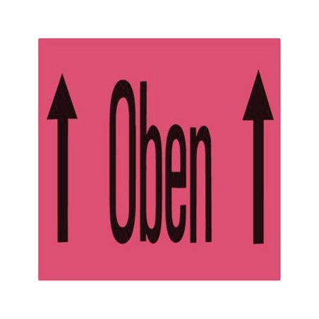 HERMA Hinweisetikett 6756 39x118mm leuchtrot 1.000 St./Pack.