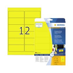 HERMA Signaletikett 8029 99,1x42,3mm gelb 300 St./Pack.