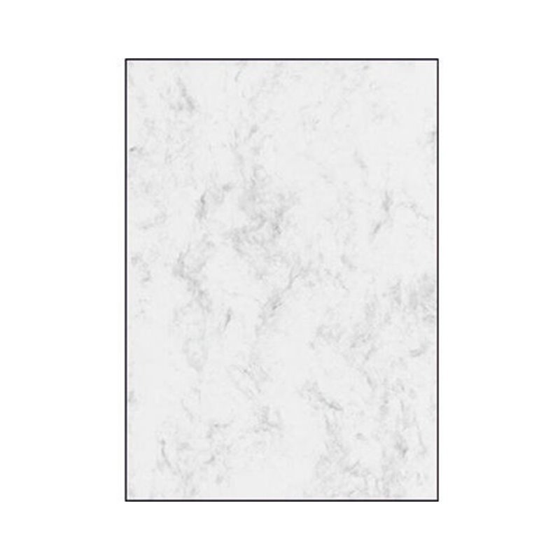 Sigel Marmorpapier DP371 DIN A4 90g grau 100 Bl./Pack.
