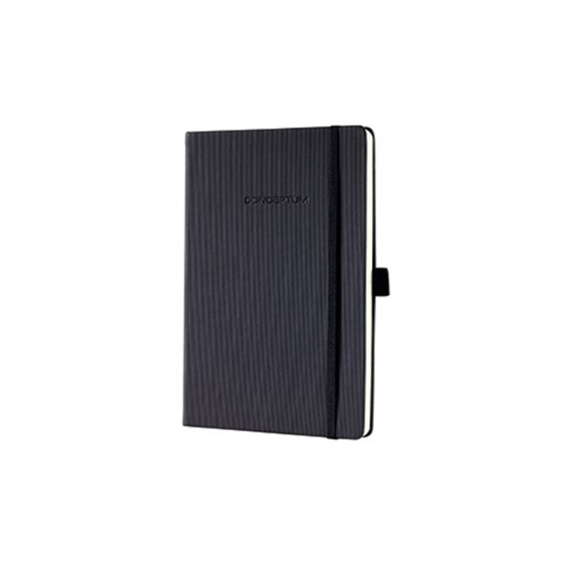 Sigel Notizbuch Conceptum CO122 DIN A5 liniert 97Blatt schwarz