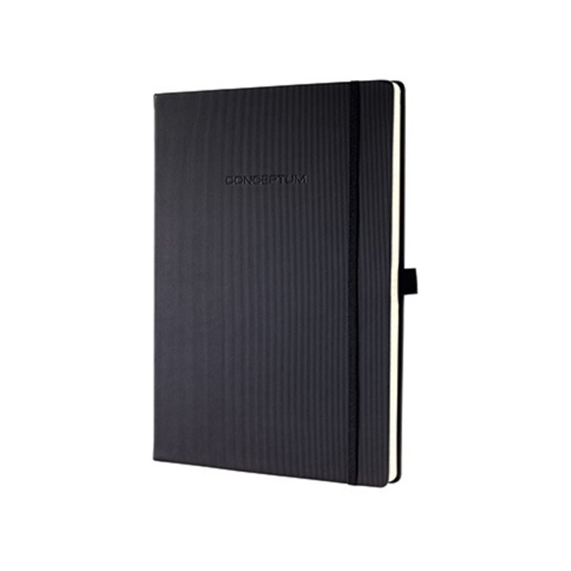 Sigel Notizbuch Conceptum CO111 DIN A4 kariert 97Blatt schwarz