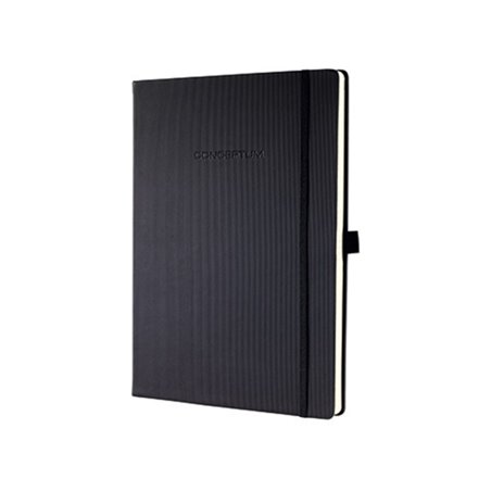 Sigel Notizbuch Conceptum CO111 DIN A4 kariert 97Blatt schwarz