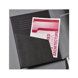 Sigel Notizbuch Conceptum CO151 DIN A4 Hardcover kariert schwarz