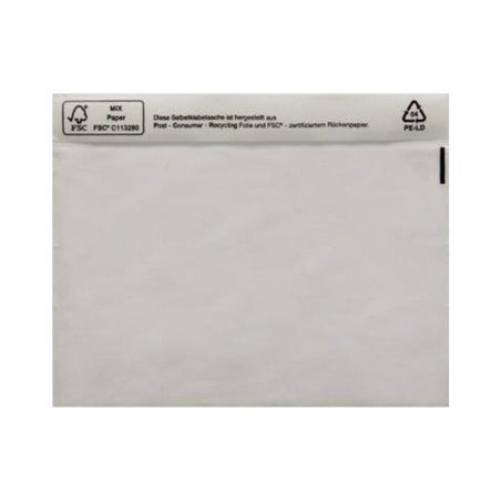 Dokumententasche C5 ohne Druck Polyethylen-Folie 250 St./Pack.