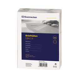 Soennecken Briefhülle 1303 C6 75g oF sk RCP grau 1.000 St./Pack.