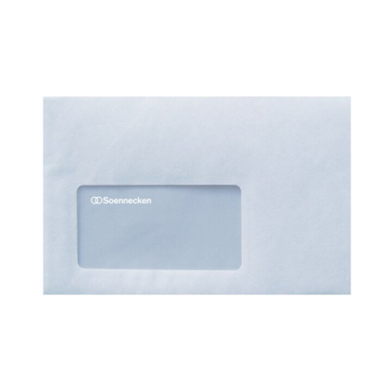 Soennecken Briefhülle 2913 C6 75g mF sk hf weiß 1.000 St./Pack.