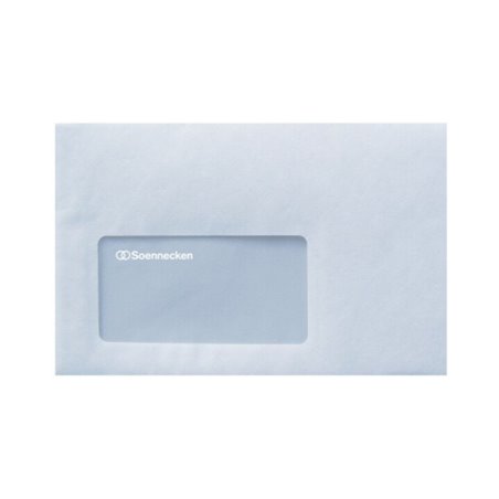 Soennecken Briefhülle 2913 C6 75g mF sk hf weiß 1.000 St./Pack.