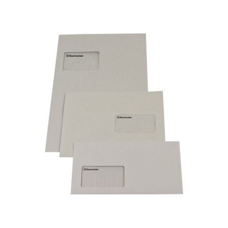 Soennecken Versandtasche 2855 C5 80g mF sk grau 500 St./Pack.