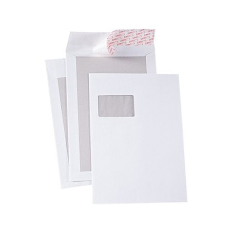 Soennecken Versandtasche 2958 C4 mF hk 120g weiß Papprücken 100 St/Pack