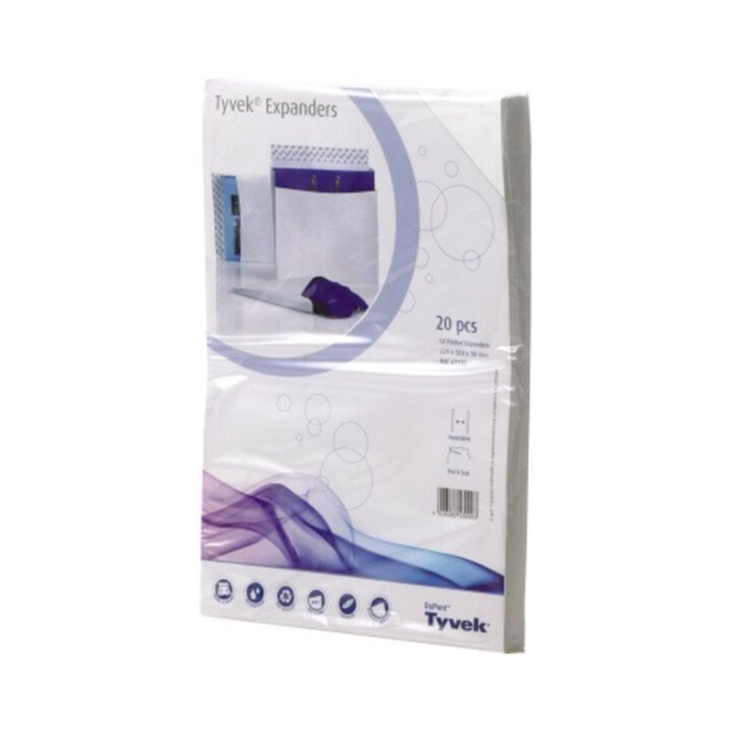 Tyvek Faltentasche 00067180 C4/38F 55g oF hk weiß 20 St./Pack.