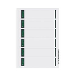 Leitz Ordneretikett 16860085 kurz/schmal Papier gr 600 St./Pack.