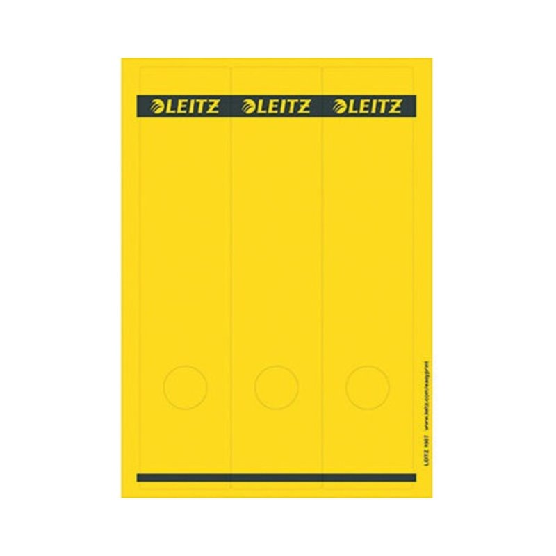 Leitz Ordneretikett 16870015 lang/breit Papier gelb 75 St./Pack.