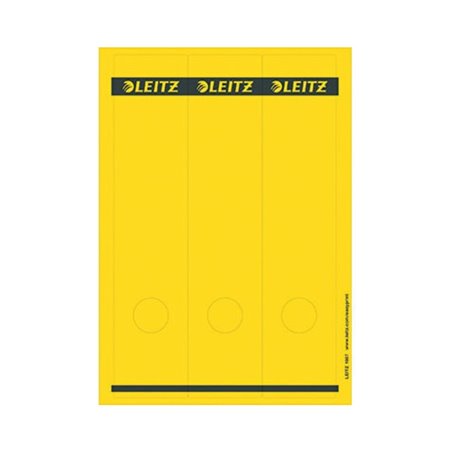 Leitz Ordneretikett 16870015 lang/breit Papier gelb 75 St./Pack.