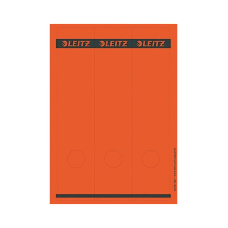 Leitz Ordneretikett 16870025 lang/breit Papier rot 75 St./Pack.