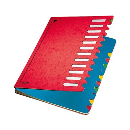 Leitz Ordnungsmappe Deskorganizer Color 59120025 12Fächer rot