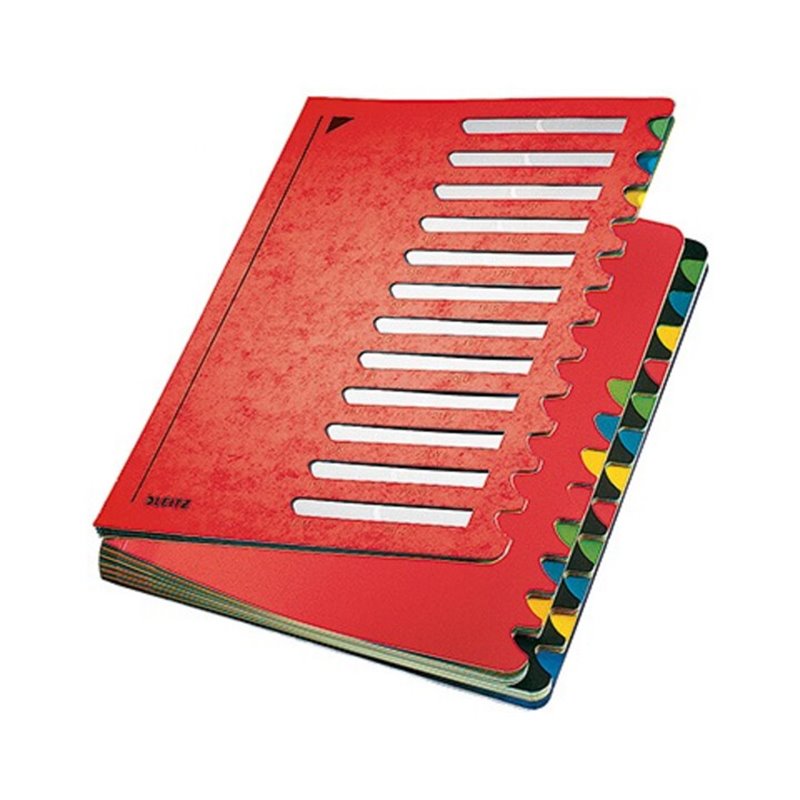 Leitz Ordnungsmappe Deskorganizer Color 59140025 24Fächer rot