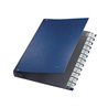 Leitz Pultordner 59240035 DIN A4 A-Z 24Fächer Graupappe blau
