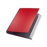 Leitz Pultordner 59310025 DIN A4 1-31 32Fächer Graupappe rot