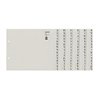 Leitz Registerserie 13120085 DIN A4 A-Z für 12Ordner Tauenpapier grau