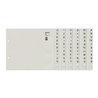 Leitz Registerserie 13520085 A-Z DIN A4 100Ordner Tauenpapier grau