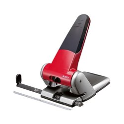 Leitz Registraturlocher 51800025 max. 65Blatt Aluminium rot