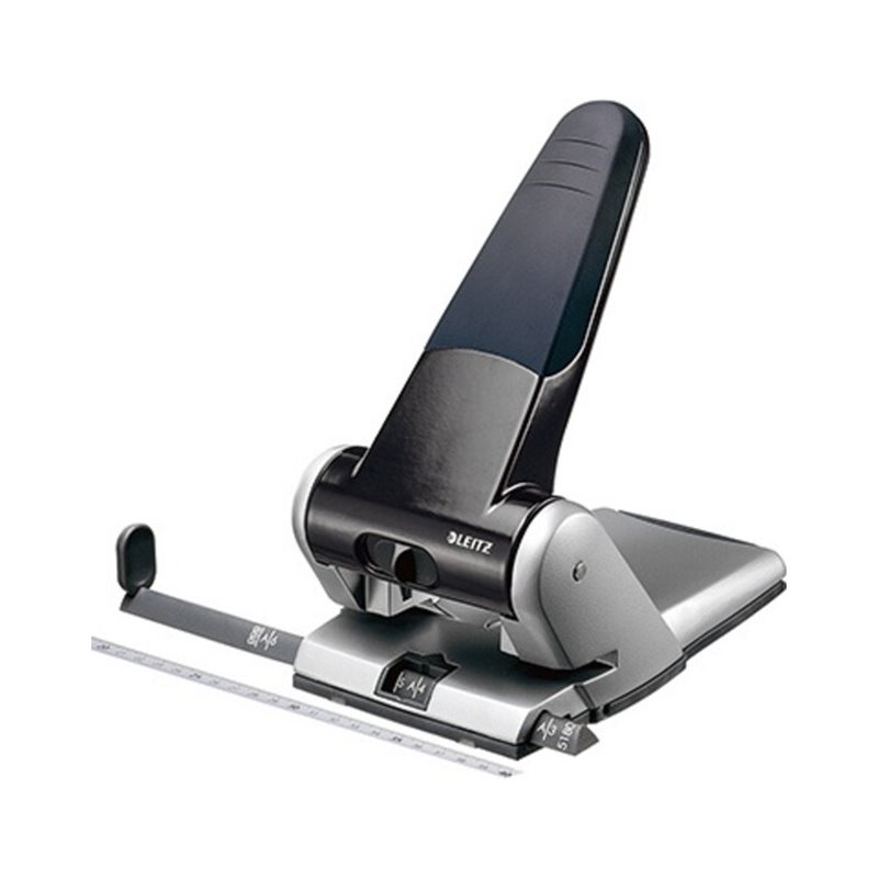 Leitz Registraturlocher 51800095 max. 65Blatt Aluminium schwarz