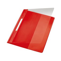 Leitz Schnellhefter 41940025 DIN A4 Falz PVC rot