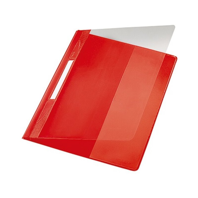 Leitz Schnellhefter 41940025 DIN A4 Falz PVC rot