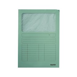 Leitz Sichtmappe 39500050 DIN A4 oben/rechts offen Karton hellgrün