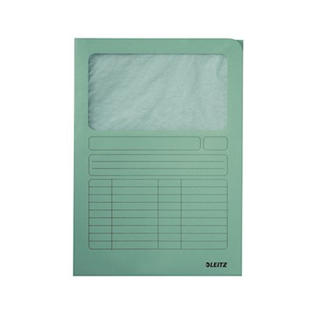 Leitz Sichtmappe 39500050 DIN A4 oben/rechts offen Karton hellgrün