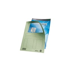 Leitz Sichtmappe 39500030 DIN A4 oben/rechts offen Karton hellblau