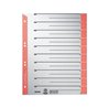 Leitz Trennblatt 16520025 DIN A4 230g Karton rot