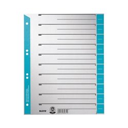 Leitz Trennblatt 16520030 DIN A4 230g Karton hellblau