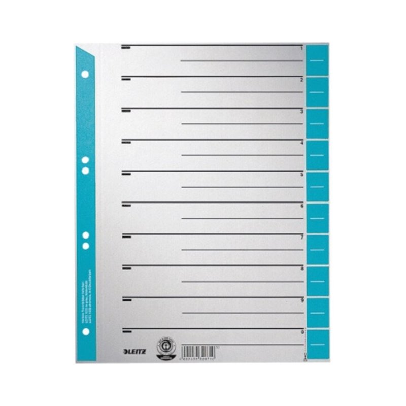 Leitz Trennblatt 16520030 DIN A4 230g Karton hellblau