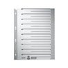 Leitz Trennblatt 16520085 DIN A4 230g Karton grau